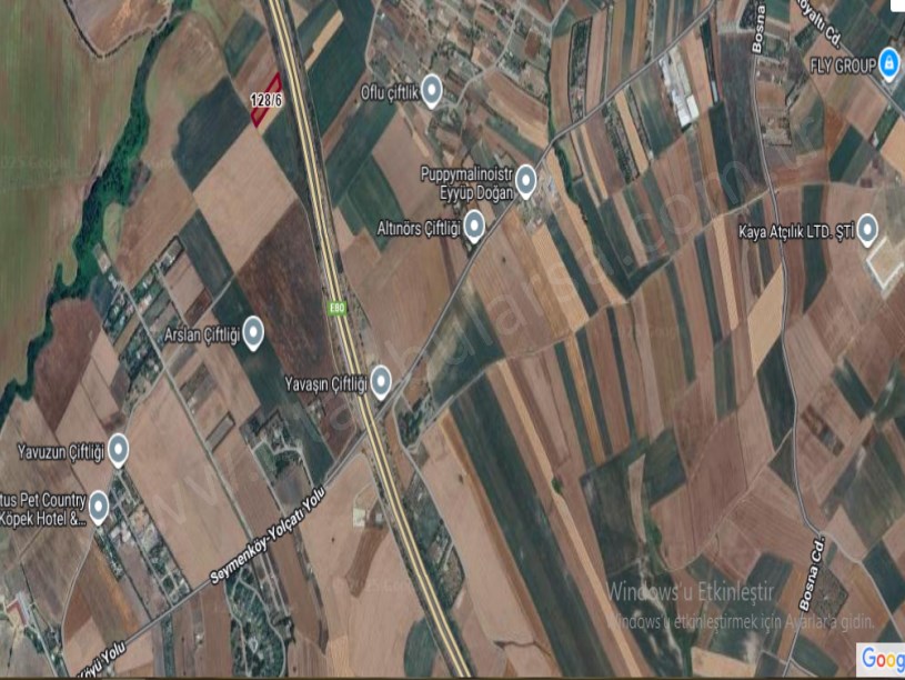 Silivri Seymende Satılık Arsa , 236 M2 Otoyola Cephe Hisseli Çaplı 