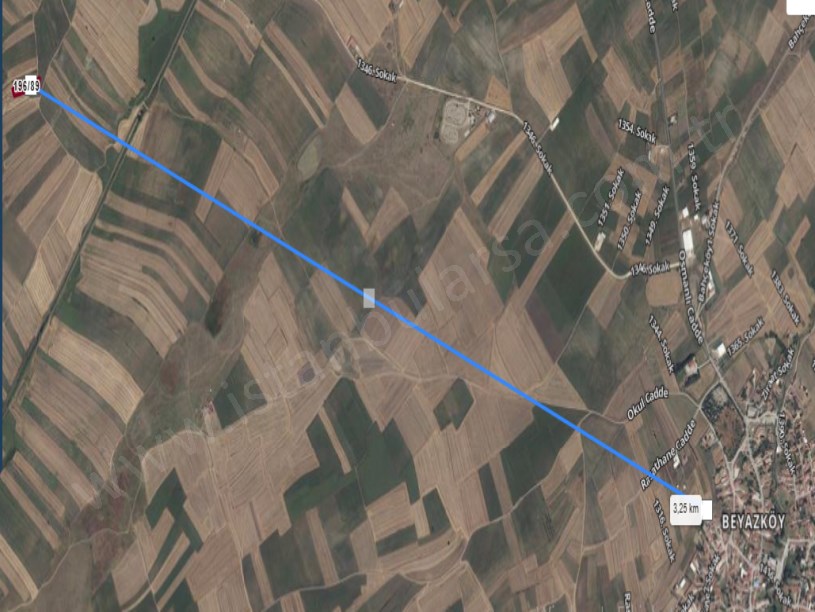 Tekirdağ Saray Beyazköyde Satılık Arsa ,1,238 M2 Hisseli Yolu Var