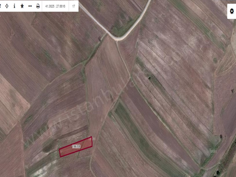 Tekirdağ Saray Beyazköyde Satılık Arsa ,1,238 M2 Hisseli Yolu Var