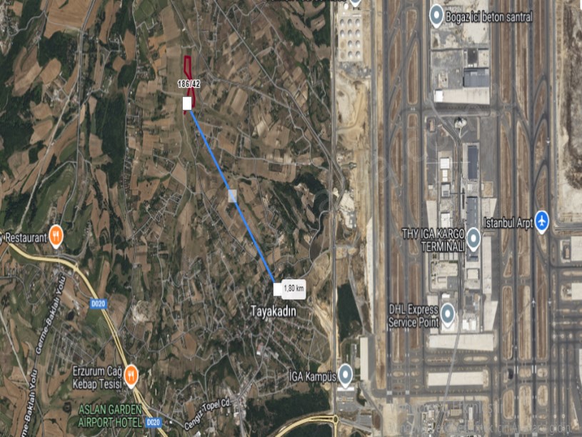 Arnavutköy Tayakadın Satılık Arsa , 308 m2 Merkezde Evlerin Yakını