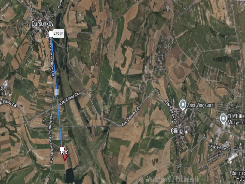 Arnavutköy Dursunköyde Satılık Arsa  , 9,072 M2 Yolu Var Hisseli İmarlı 