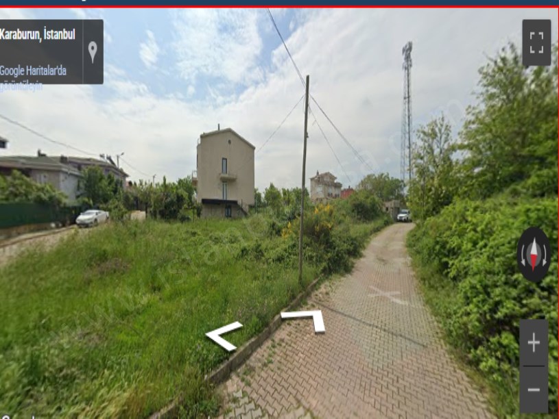 Arnavutköy Karaburunda Satılık Arsa , 626 M2 Köşe Başı Merkezde 