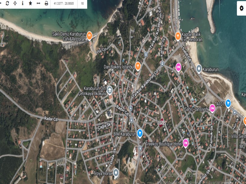 Arnavutköy Karaburunda Satılık Arsa , 626 M2 Köşe Başı Merkezde 