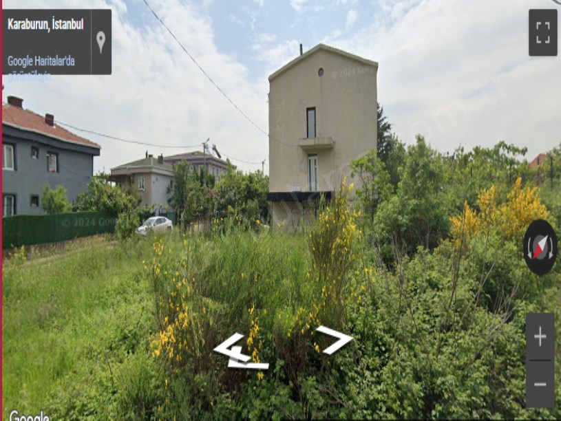 Arnavutköy Karaburunda Satılık Arsa , 626 M2 Köşe Başı Merkezde 