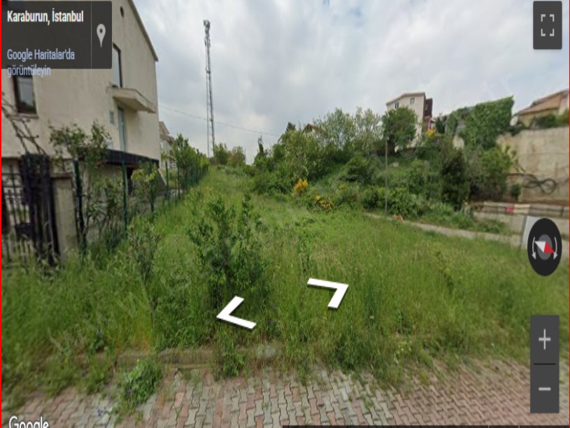 Arnavutköy Karaburunda Satılık Arsa , 626 M2 Köşe Başı Merkezde 