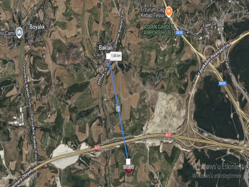 Arnavutköy Baklalıda Satılık Arsa ,  201 M2 Hisseli 