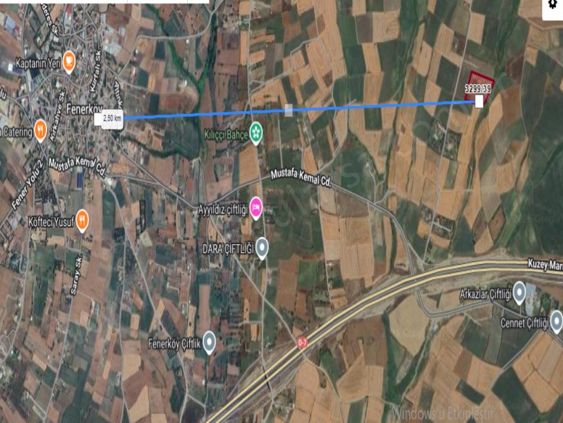 Silivri Fenerköyde Satılık Arsa , 267 m2 Çaplı Yolu Var