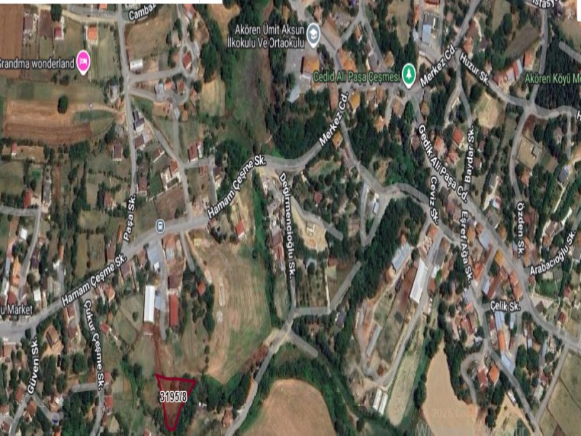 Silivri Akörende Satılık Arsa , 1,500 M2 Müstakil Merkezde 