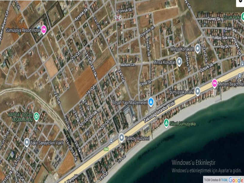 Silivri  Balabanda Satılık Arsa , 300 M2 Cadde Cephe Müstakil 