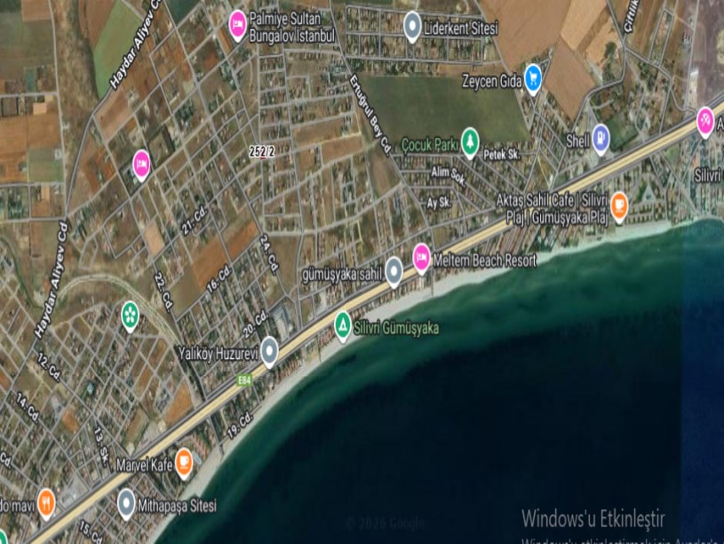 Silivri  Balabanda Satılık Arsa , 300 M2 Cadde Cephe Müstakil 