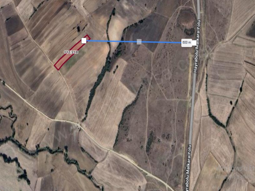 Tekirdağ Malkara Karacagür Mah , Satılık Tarla , 6,271 M2 Tek Tapu  Yolu Var 