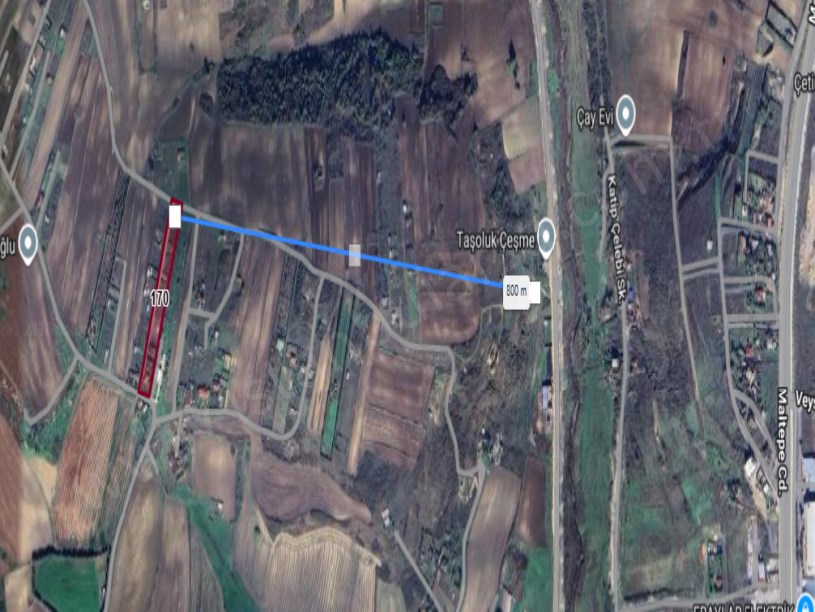 Arnavutköy Haraççıda Satılık Arsa , 223 m2 Hisseli Yolu Var Evlerin Yakını 