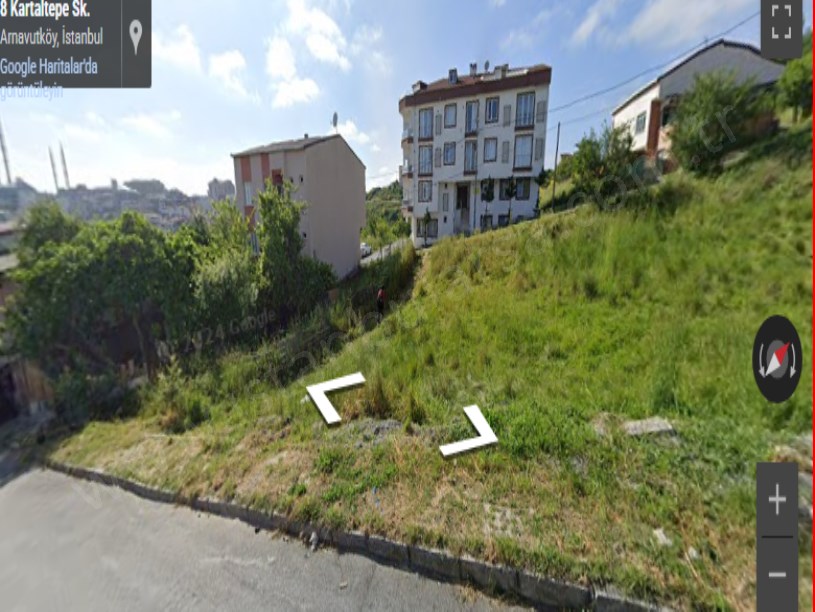 Arnavutköy Mustafa Kemalpaşa Mah Satılık Arsa , 203 m2  3 Kat  İmarlı Müstakil Merkezde 