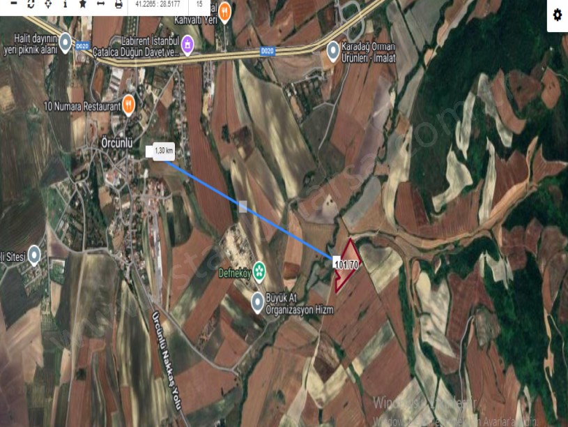 Çatalca Nakkaşta  Satılık Arsa , 2,426 M2 Yolu Var Evlerin Yakını 