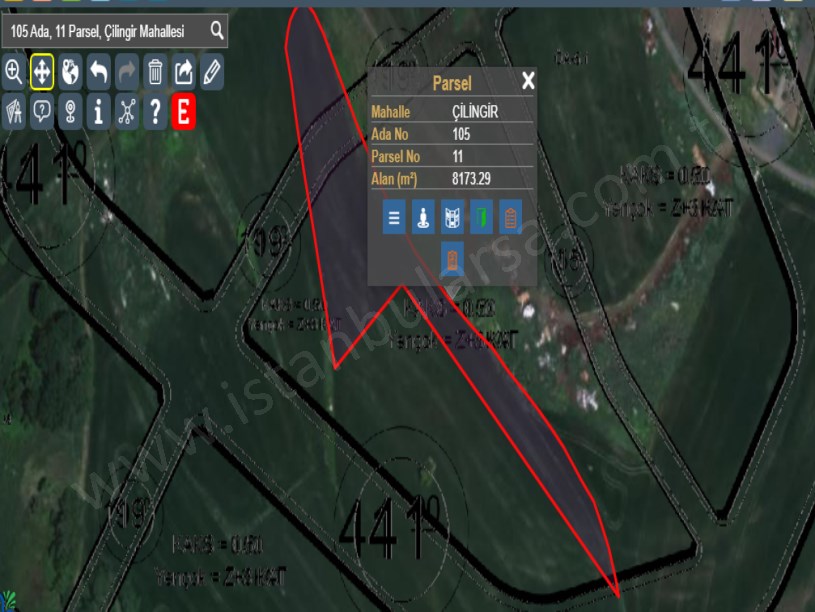 Arnavutköy Çilingirde Satılık Arsa , 537 m2 Hisseli Yolu Var