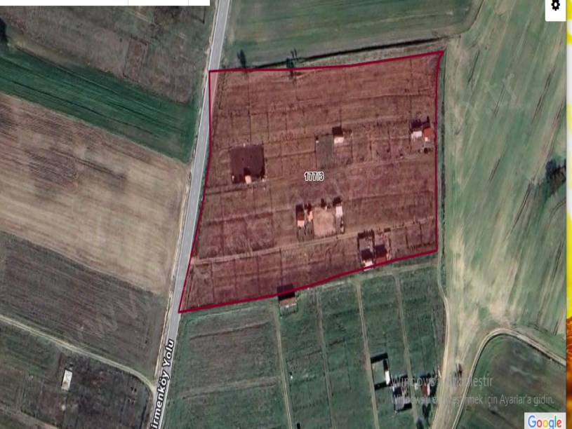 Silivri Balabanda Satılık Arsa , 1000 m2 Çaplı Cadde Cephe 