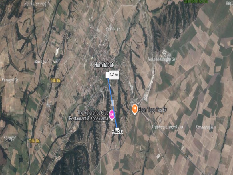 Kırklareli Lüleburgaz Hamitabat Köyünde Satılık Tarla , 2,500 M2 Tek Tapu 