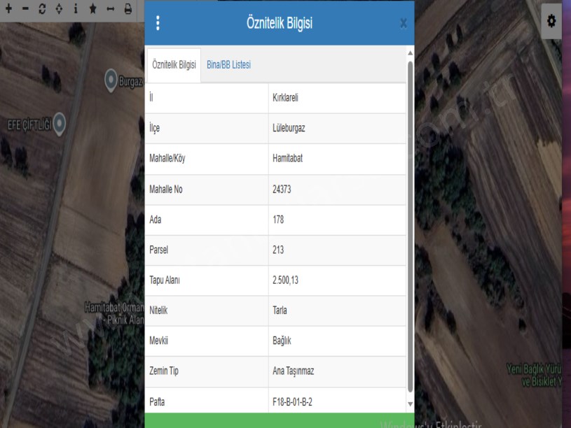 Kırklareli Lüleburgaz Hamitabat Köyünde Satılık Tarla , 2,500 M2 Tek Tapu 