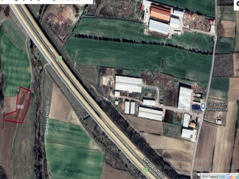 Kırklareli Lüleburgaz Tatarköy Köyünde Satılık Tarla , 4,400 M2 Müstakil Yolu Var 