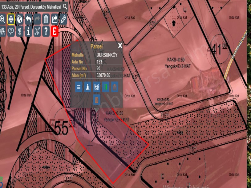 Arnavutköy Dursunköyde Satılık Arsa  , 489  M2 Hisseli İmarlı  Yolu Var 