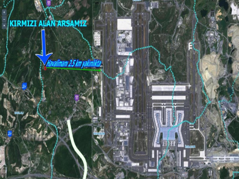 Tayakadın da satılık arsa