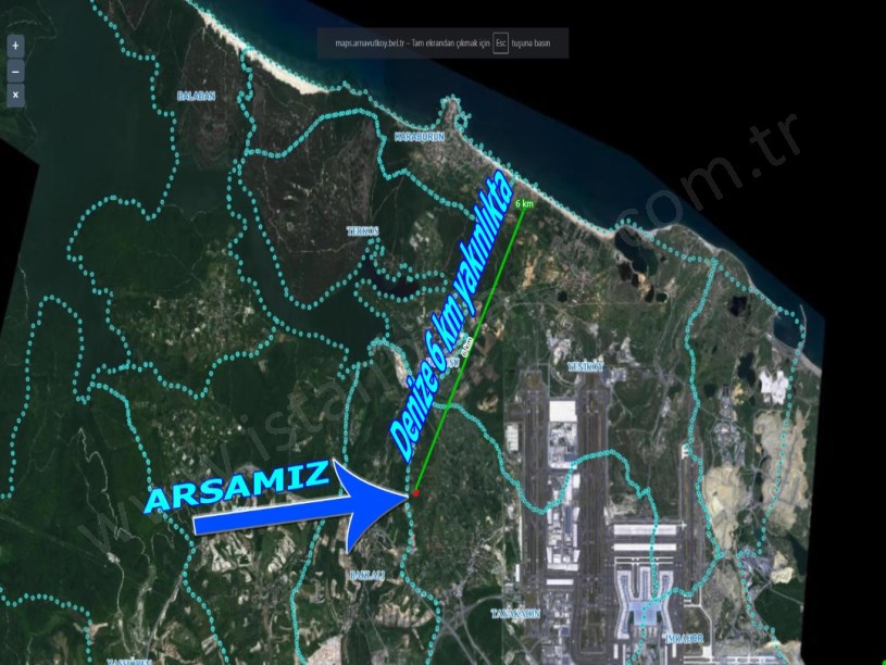 Tayakadın da satılık arsa