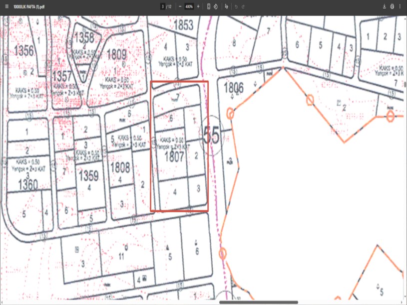 Tayakadın da satılık arsa