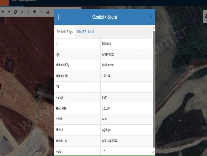 Arnavutköy Sazlıbosna Satılık Arsa , 323 M2  Yolu Var  Müstakil  