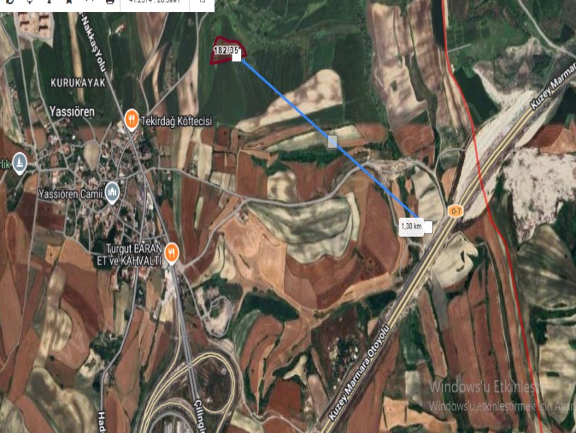 Arnavutköy Yassıörende Satılık Arsa , 488 M2 Hisseli İmarlı 