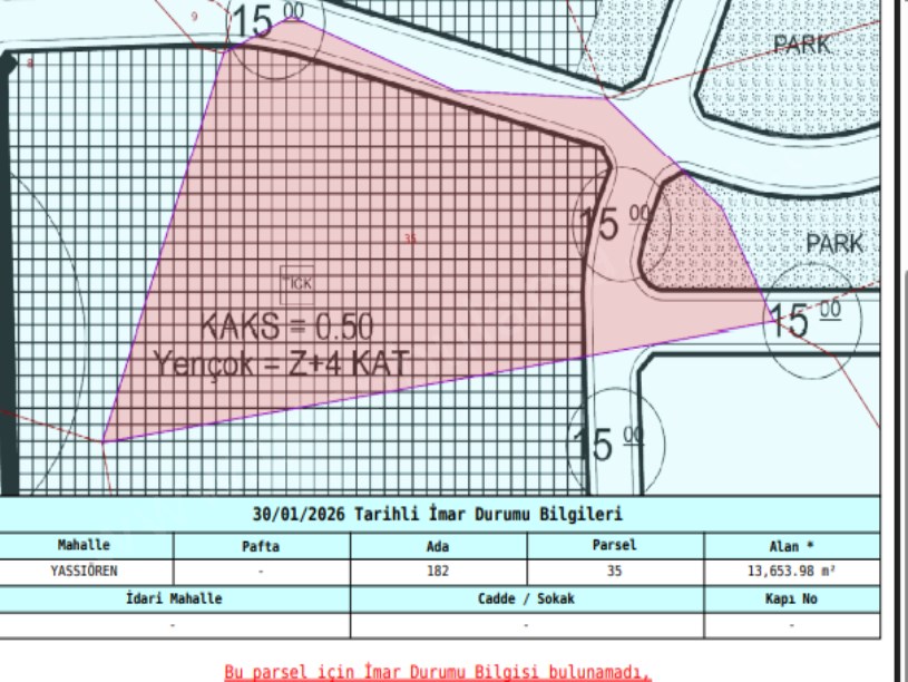 Arnavutköy Yassıörende Satılık Arsa , 488 M2 Hisseli İmarlı 