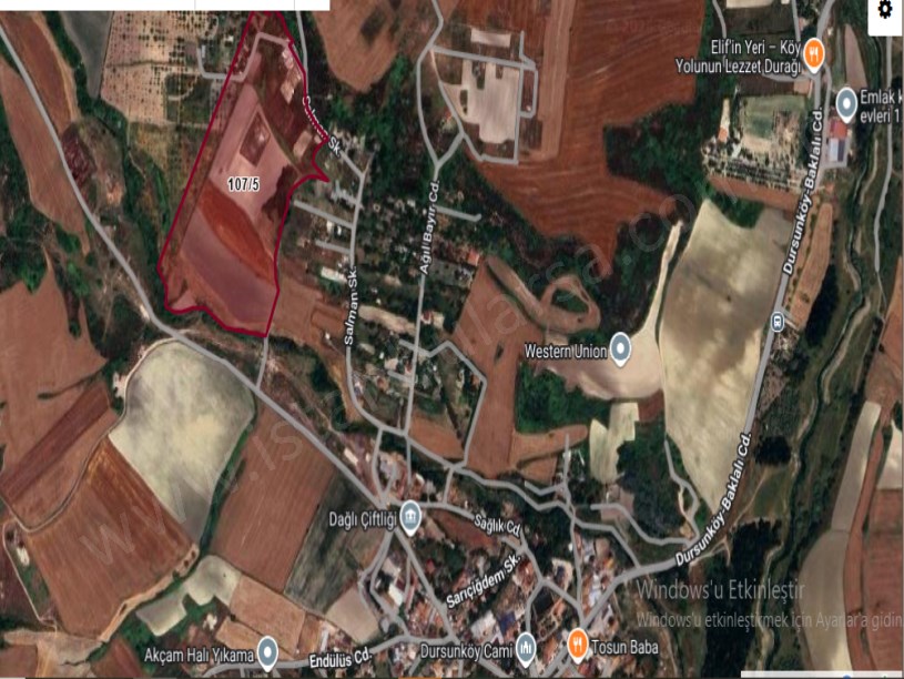 Arnavutköy Dursunköyde Satılık Arsa  , 387 M2 Hisseli Yolu Var Evlerin Yakını 