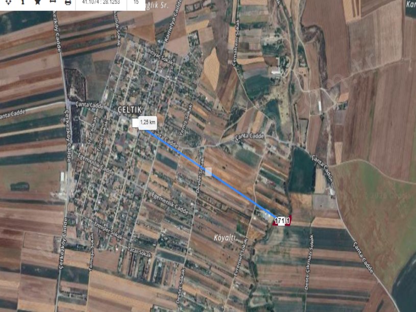 Silivri Çeltik Mah, Satılık Tarla , 4,400 m2 Müstakil Evlerin Yakını 