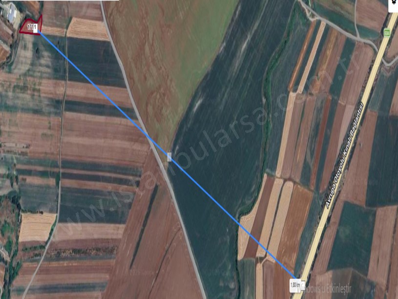 Silivri Çeltik Mah, Satılık Tarla , 4,400 m2 Müstakil Evlerin Yakını 