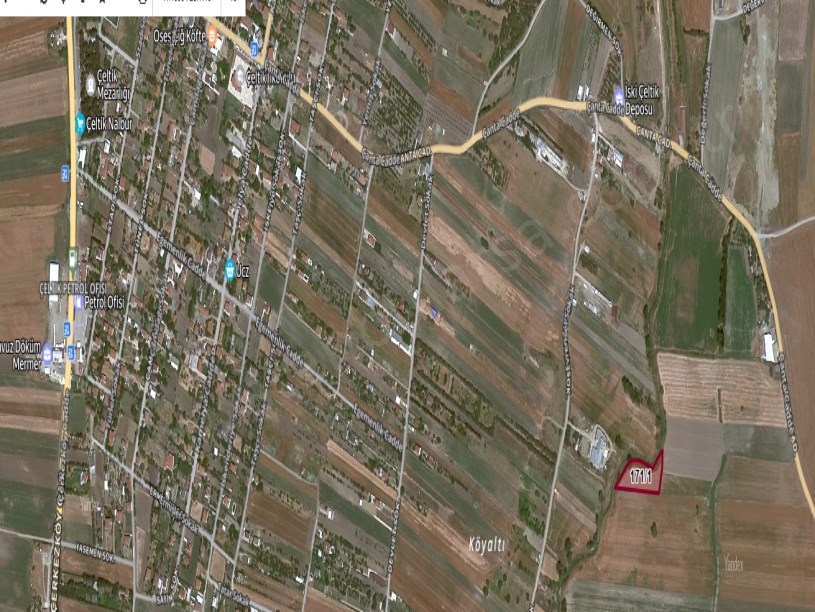 Silivri Çeltik Mah, Satılık Tarla , 4,400 m2 Müstakil Evlerin Yakını 