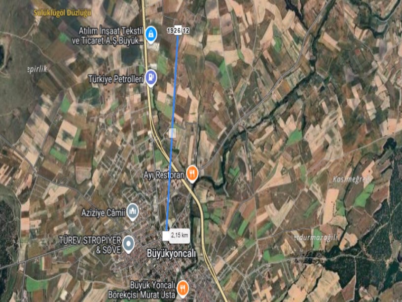 Tekirdağ Saray Büyükyoncalı Mah Satılık Arsa , 300 M2 Merkezde Müstakil Yolu Var