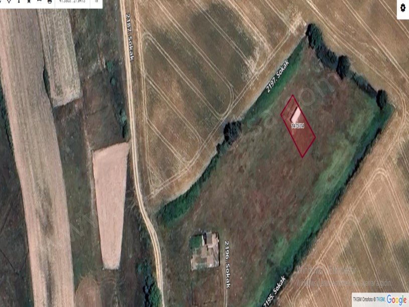 Tekirdağ Saray Büyükyoncalı Mah Satılık Arsa , 261 M2 Müstakil Yolu Var