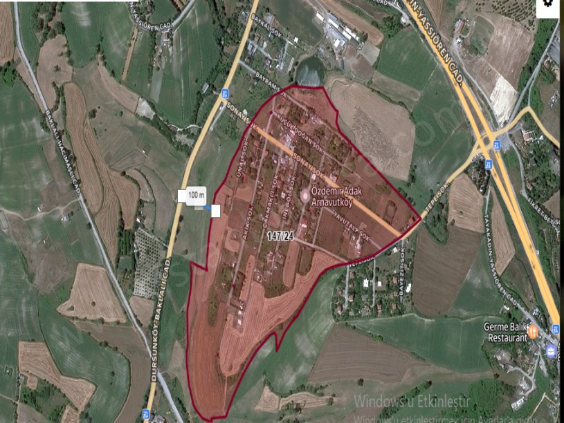 Arnavutköy Baklalıda Satılık Müstakil Ev , Merkezde Yapı Kayıt Belgeli Arsası 352 m2 