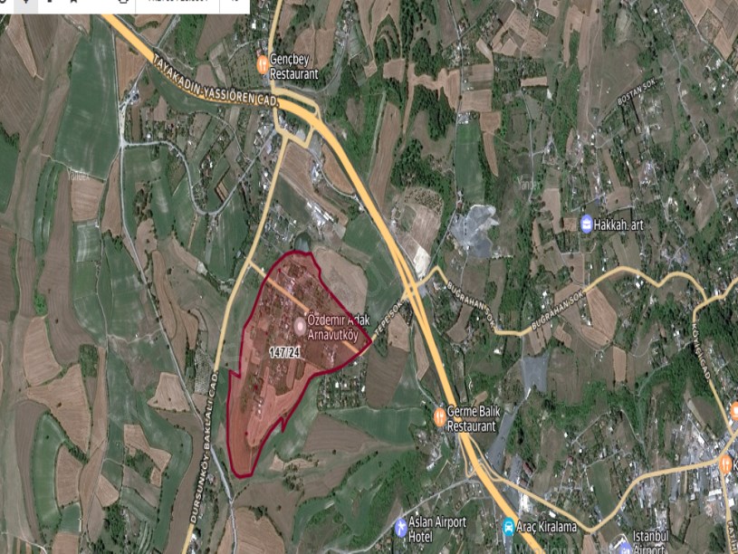 Arnavutköy Baklalıda Satılık Müstakil Ev , Merkezde Yapı Kayıt Belgeli Arsası 352 m2 