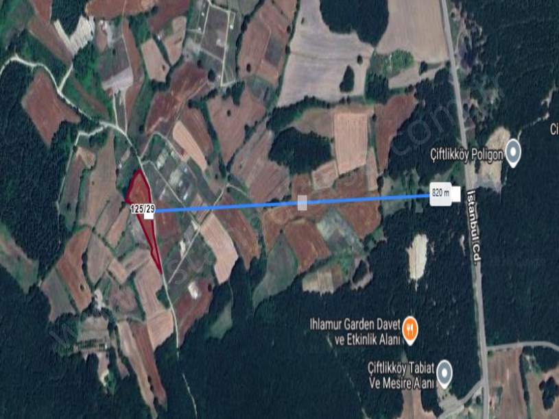 Çatalca Çiftlikköyde Satılık Arsa , 202 M2 Hisseli Yolu Var Evlerin Yakını 