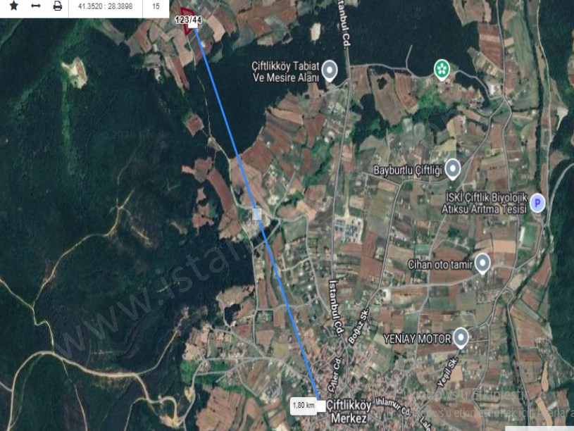 Çatalca Çiftlikköyde Satılık Arsa , 202 M2 Yolu Var Hisseli 