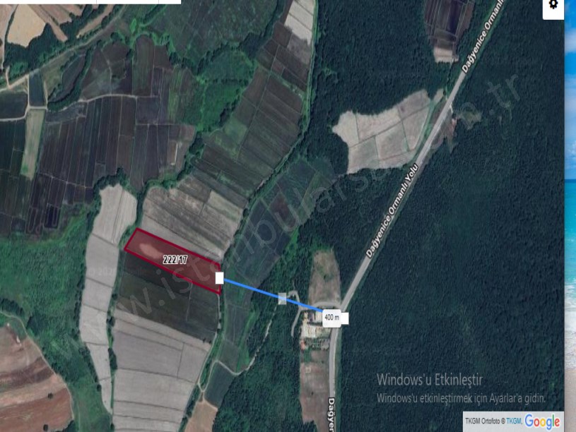 Çatalca Çiftlikköyde Satılık Arsa , 296 M2 Hisseli Yolu Var