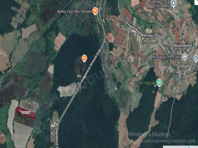 Çatalca Çiftlikköyde Satılık Arsa , 296 M2 Hisseli Yolu Var