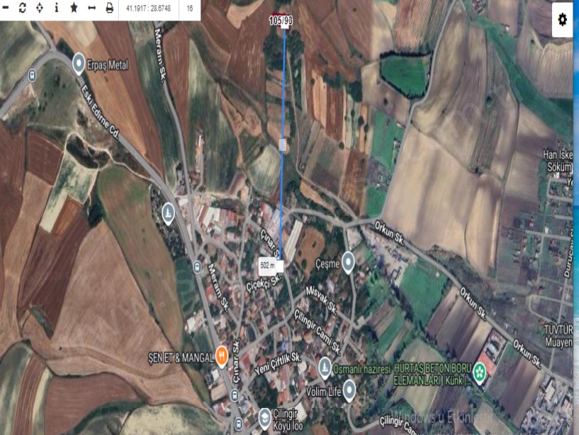 Arnavutköy Çilingirde Satılık Arsa , 94 M2 Hisseli Yolu Var 