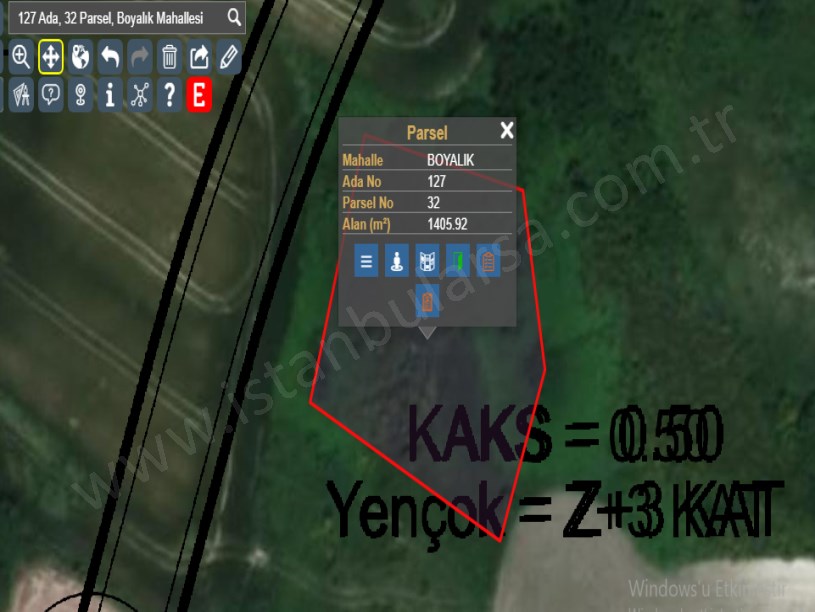  Arnavutköy Boyalıkta Satılık Arsa  , 350 m2 Hisseli 3 Kat İmarlı 