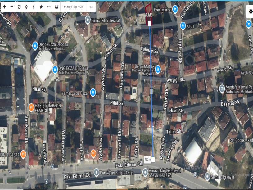 Arnavutköy Mustafa Kemalpaşa Mah Satılık Arsa , 255 M2 Merkezde 3 Kat İmarlı 