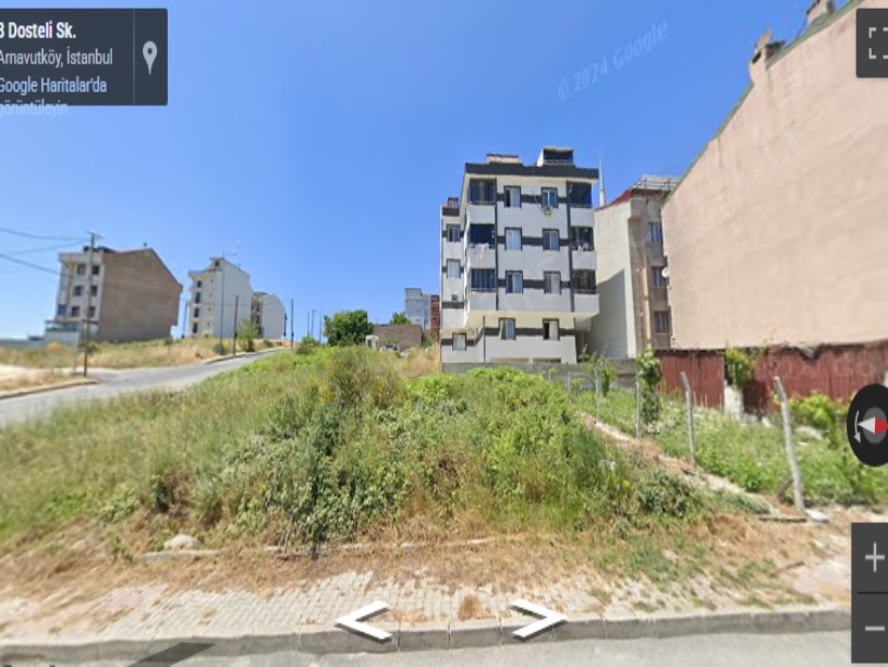 Arnavutköy Mustafa Kemalpaşa Mah Satılık Arsa , 136 m2 Merkezde 3 Kat İmarlı 