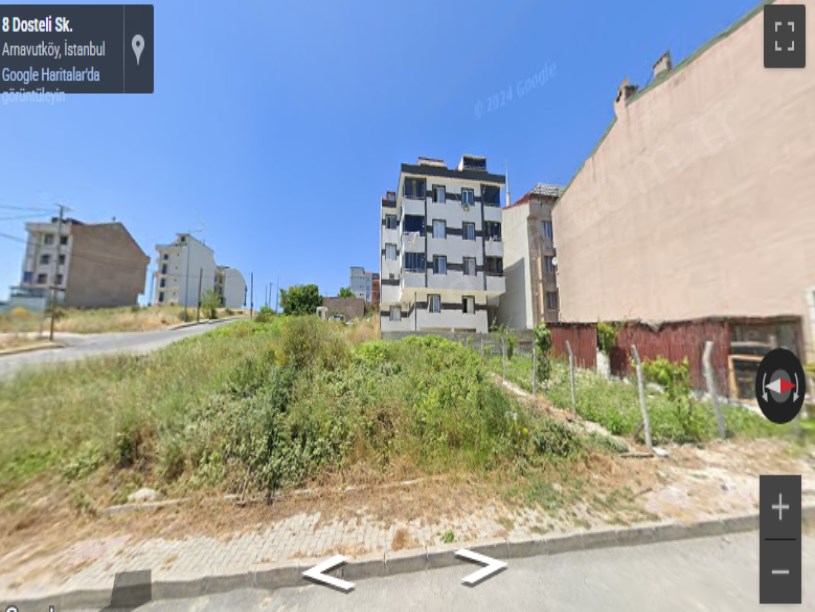 Arnavutköy Mustafa Kemalpaşa Mah Satılık Arsa , 136 m2 Merkezde 3 Kat İmarlı 