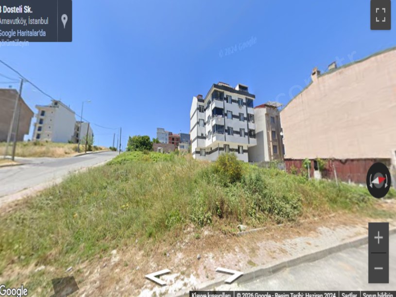 Arnavutköy Mustafa Kemalpaşa Mah Satılık Arsa , 136 m2 Merkezde 3 Kat İmarlı 