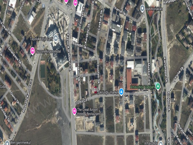 Arnavutköy Mustafa Kemalpaşa Mah Satılık Arsa , 136 m2 Merkezde 3 Kat İmarlı 