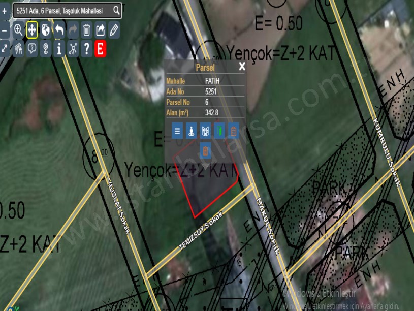 Arnavutköy Taşolukta Satılık Arsa , 349 m2 Merkezde Müstakil İmarlı